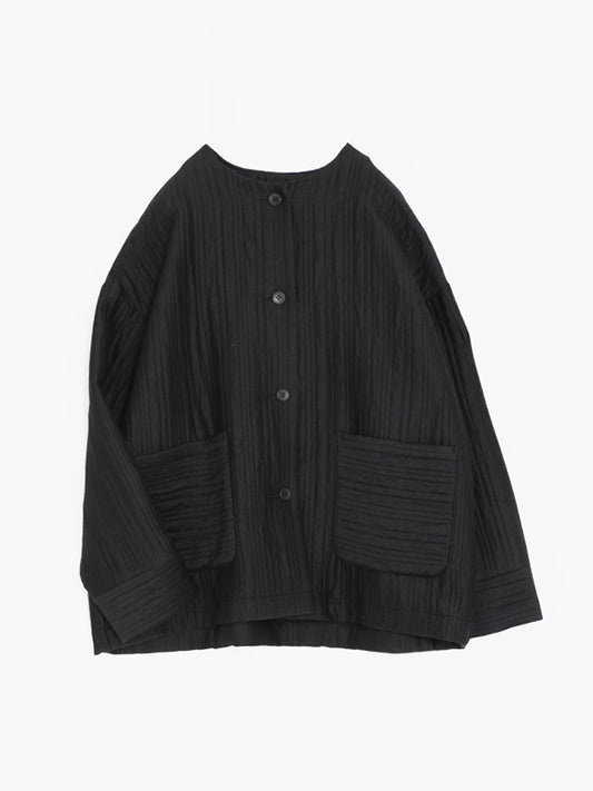 evam eva Quilting Jacket - Black