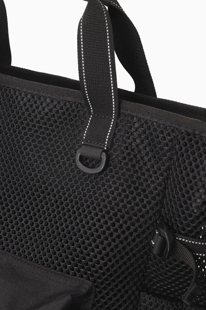 And Wander 3D Mesh 2way Tote Bag - Black