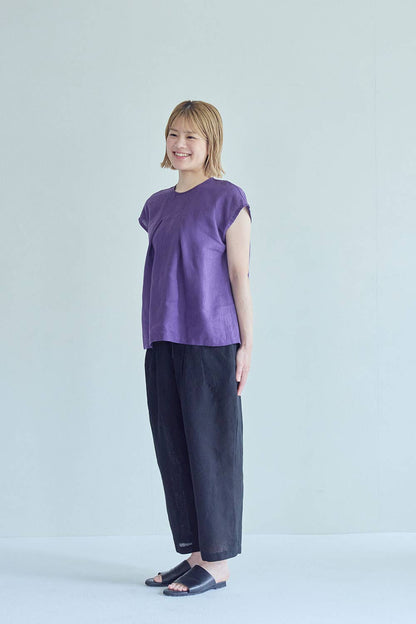 Fog Linen Work Jannet Pants Black
