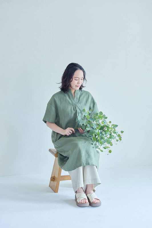 Fog Linen Work Helga Dress Citronelle