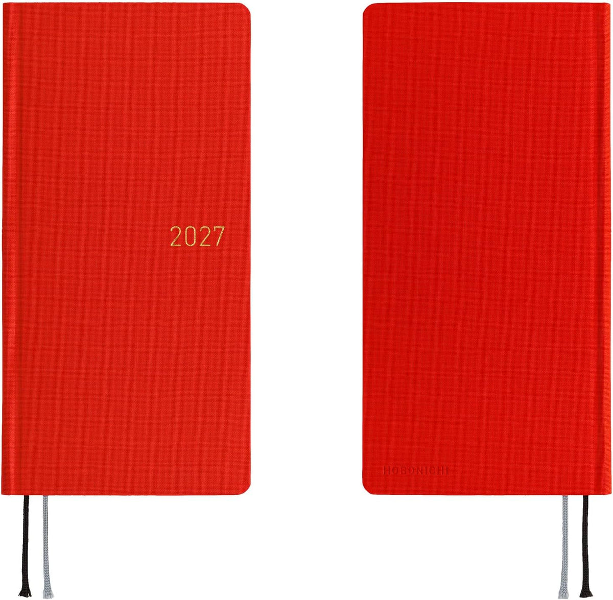 Hobonichi Techo 2027 Planner English Version - Poppy Red
