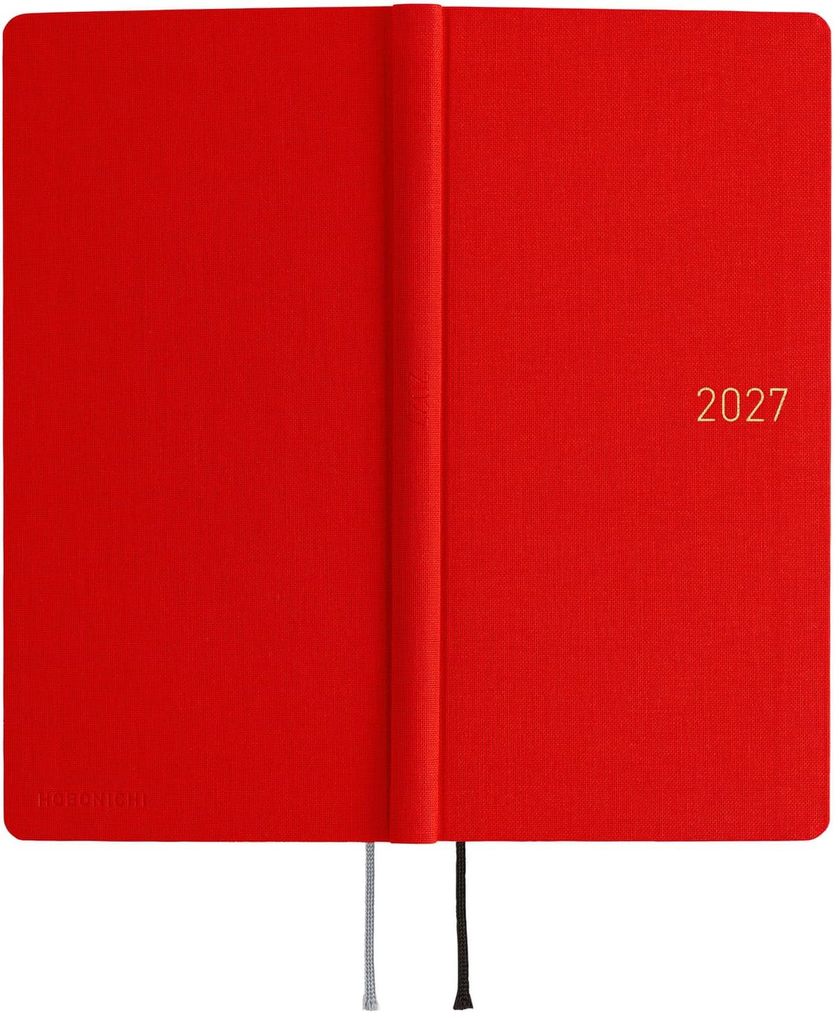 Hobonichi Techo 2027 Planner English Version - Poppy Red