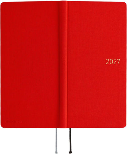 Hobonichi Techo 2027 Planner English Version - Poppy Red