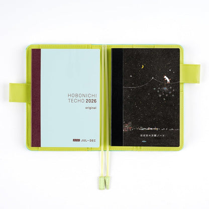 Hobonichi Techo Hiroko Kubota Graph Notebook A6 - Another night of falling star sparklers