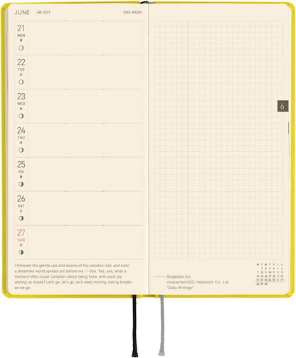 Hobonichi Techo 2027 Planner English Version - Yellow