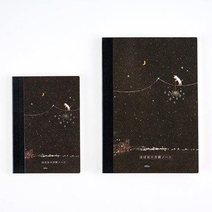 Hobonichi Techo Hiroko Kubota Graph Notebook A6 - Another night of falling star sparklers