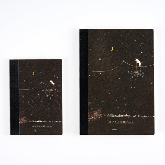 Hobonichi Techo Hiroko Kubota Graph Notebook A6 - Another night of falling star sparklers