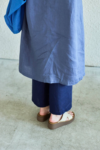 Fog Linen Work Pettipants Blue Indigo
