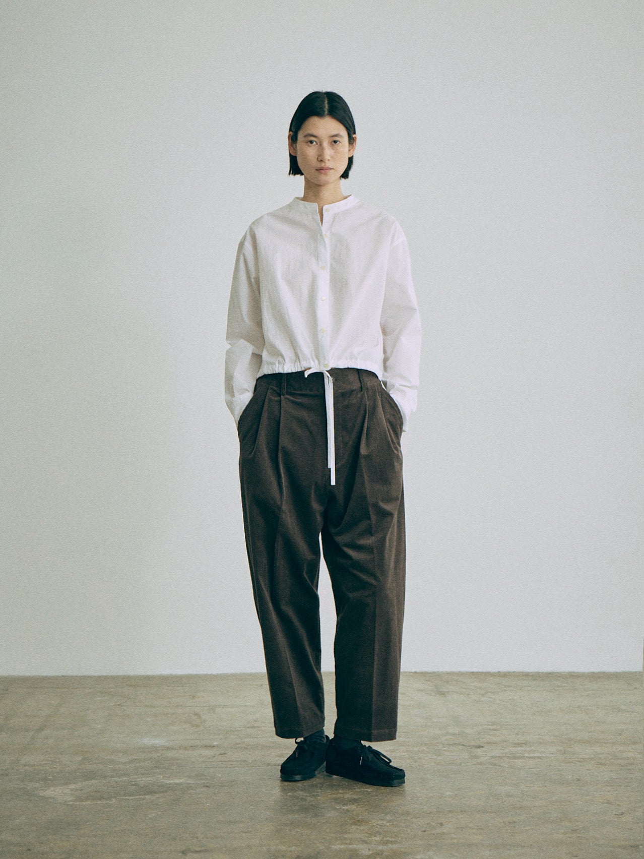 Nicholson & Nicholson Lucy Washed Cotton Blouse - White