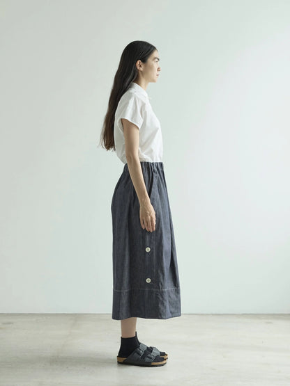 Nicholson & Nicholson Ship Denim Skirt - Indigo