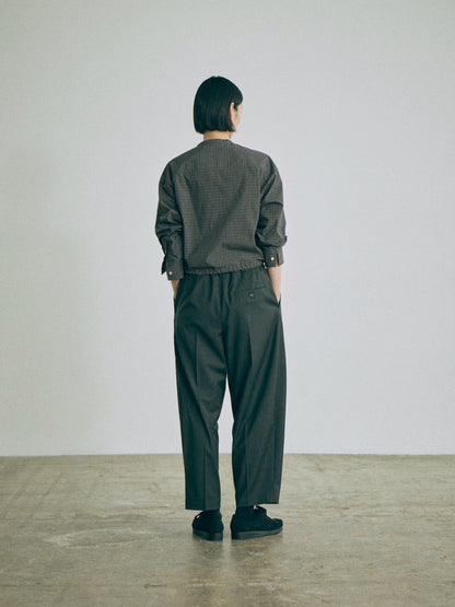 Nicholson & Nicholson Pearl Washed Cotton Blouse - Black Check