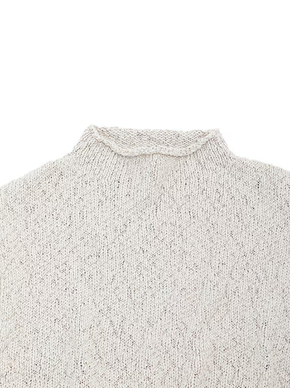 evam eva Cotton Slub Vest - Ecru