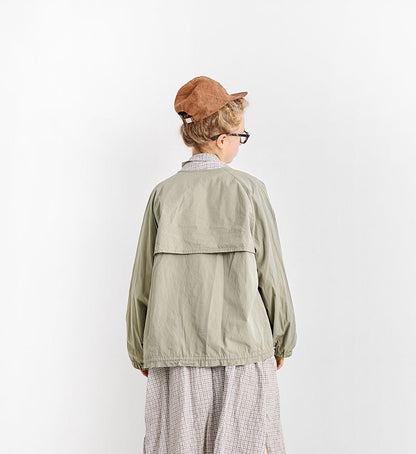 Veritecoeur Vegetable-dyed Shirt Jacket - Khaki Grey