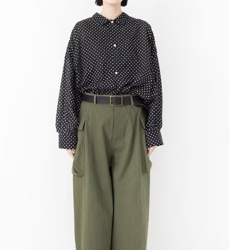 Veritecoeur Peach Skin Cargo Pants - Khaki