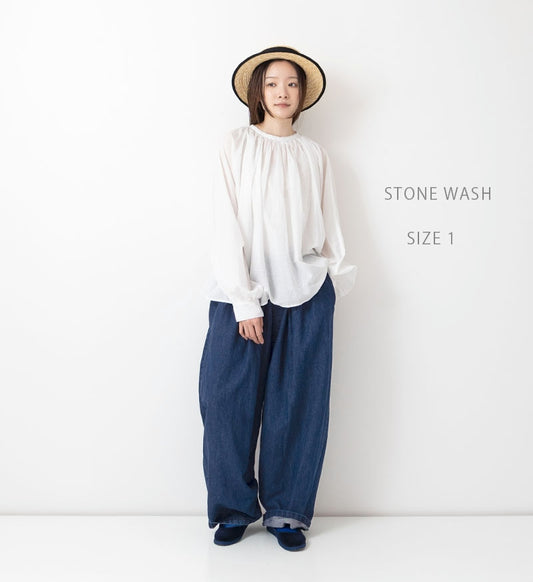 Veritecoeur Denim Tuck Pants -  One Wash & Stone Wash (Limited Edition)