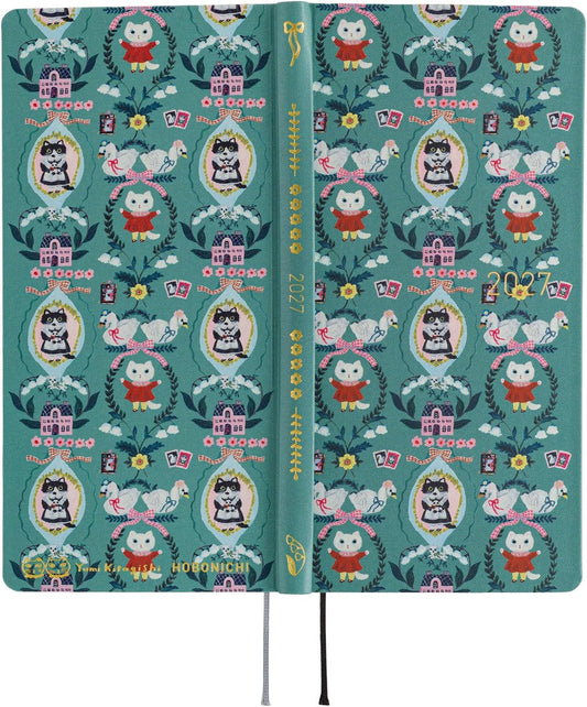 Hobonichi Techo 2027 Planner Yumi Kitagishi English Version - White Cat