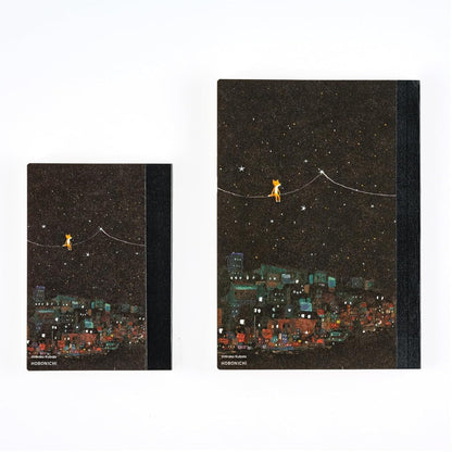 Hobonichi Techo Hiroko Kubota Graph Notebook A6 - Another night of falling star sparklers