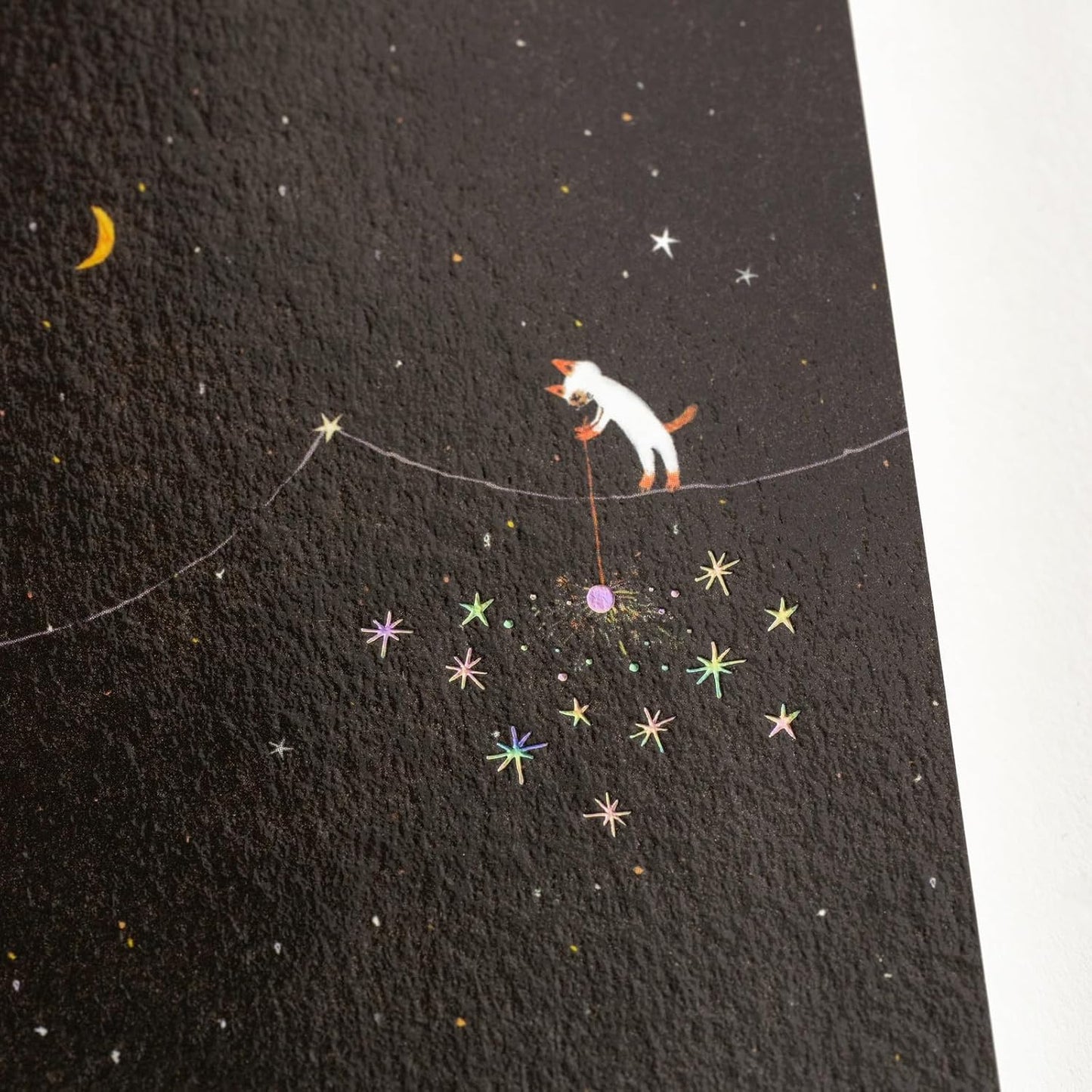 Hobonichi Techo Hiroko Kubota Graph Notebook A6 - Another night of falling star sparklers