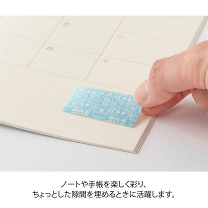 Midori Yuru Log Roll Sticker - Antique