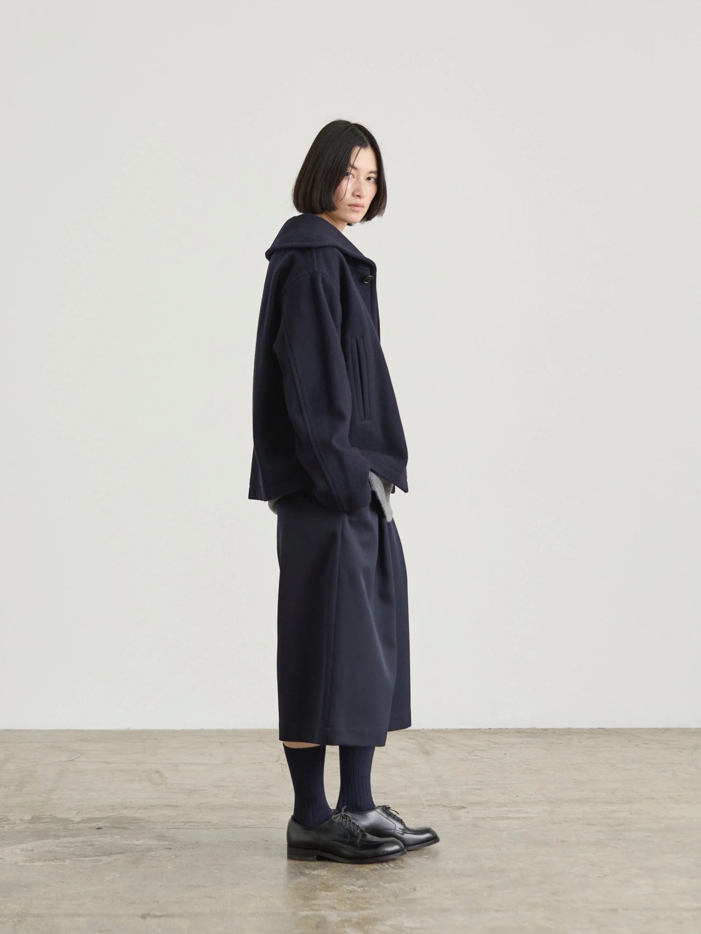 Nicholson & Nicholson My Sailor Wool Coat - Navy