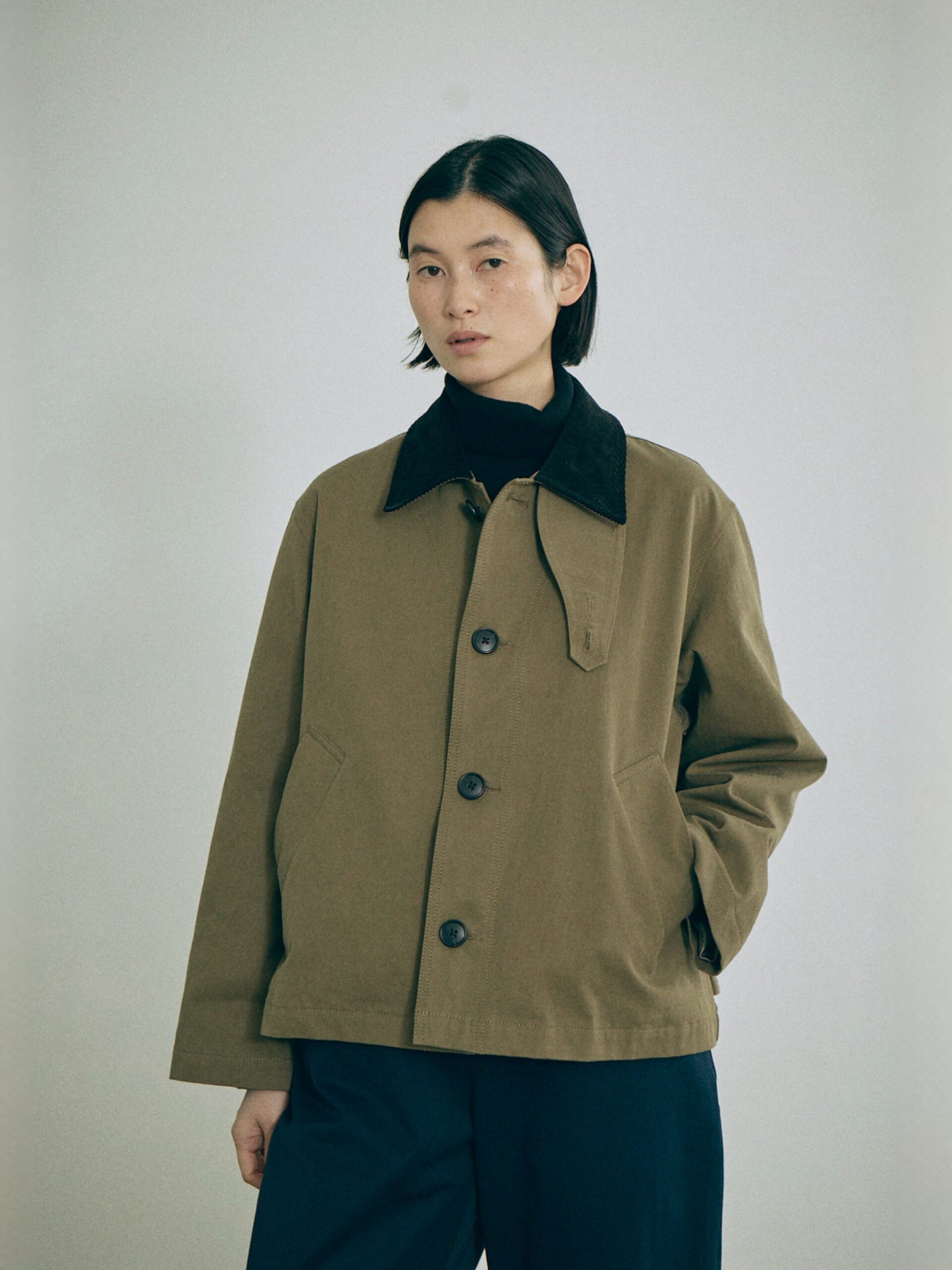 Nicholson & Nicholson Romeo Heavy Cotton Jacket - Khaki