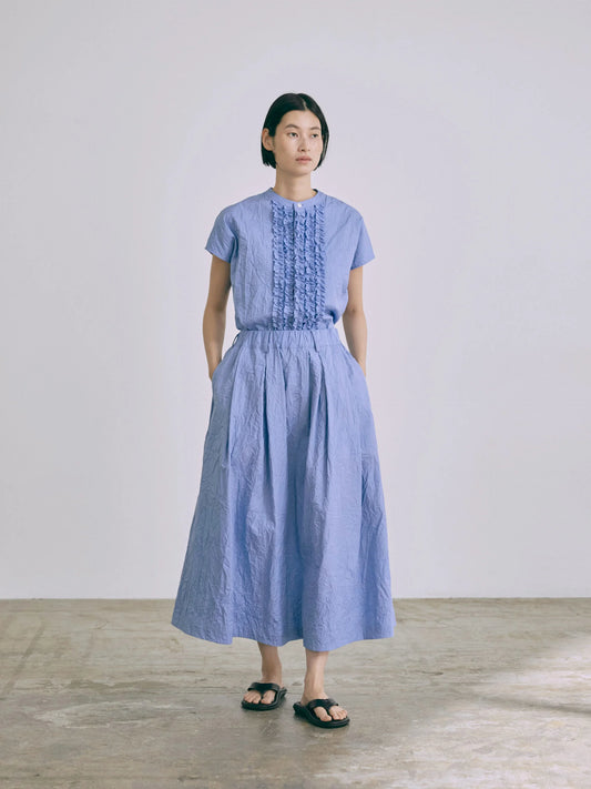 [Arriving Soon] Nicholson & Nicholson Mira-CC Skirt - Sax Blue