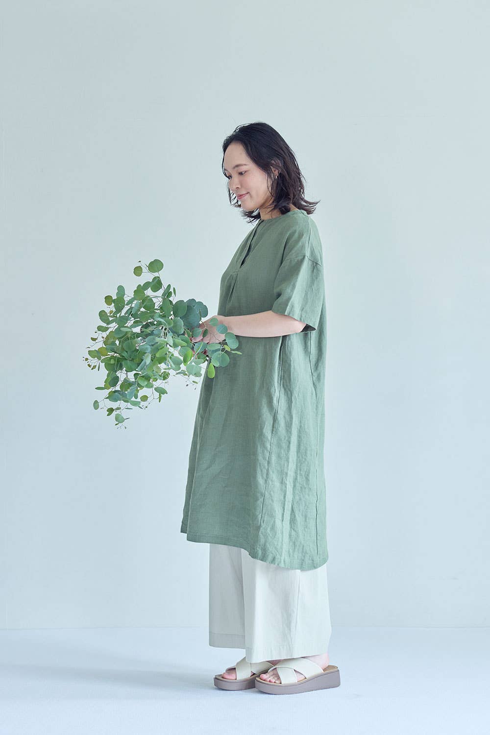 Fog Linen Work Helga Dress Citronelle