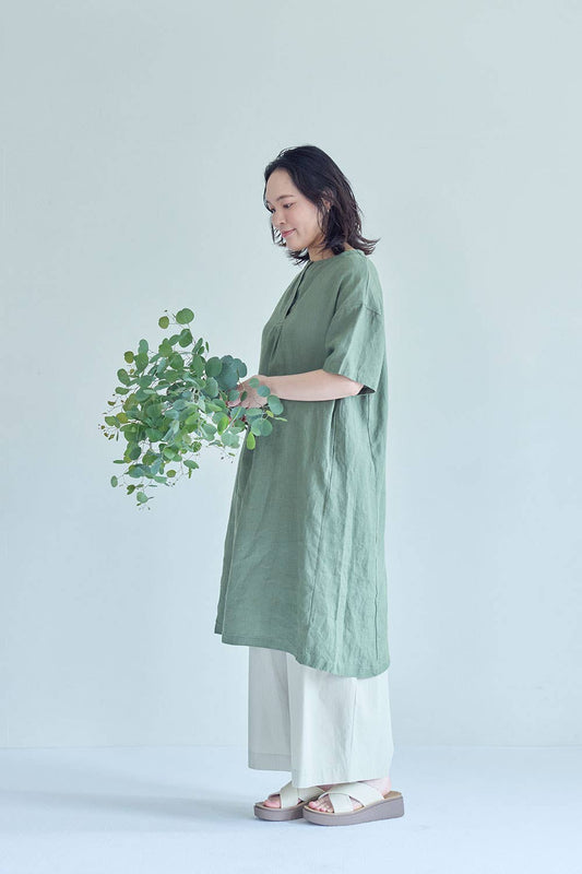 Fog Linen Work Helga Dress Citronelle