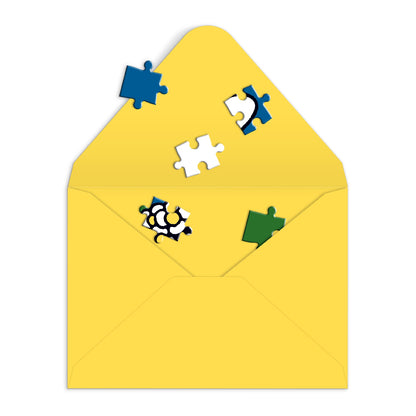 Miffy with Flowers Greeting Card Puzzle