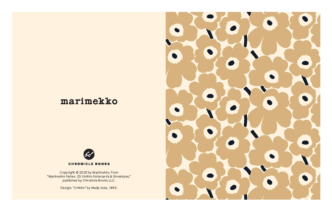 Marimekko Notes - Beige