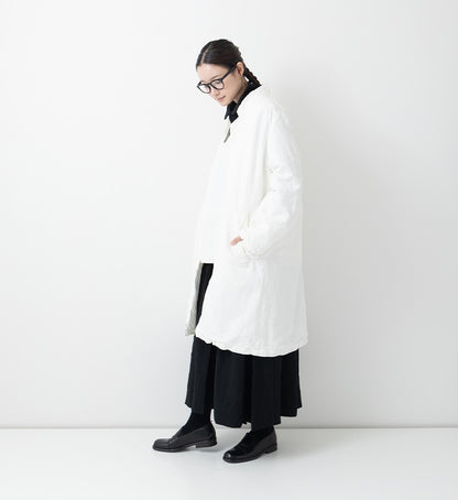 Veritecoeur Buttonless Cotton Linen Coat - Hakua