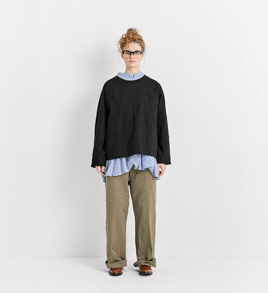 Veritecoeur Fleece Pullover - Black