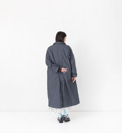 [Arriving Soon] Veritecoeur Stand Collar Coat - Sumi Gray