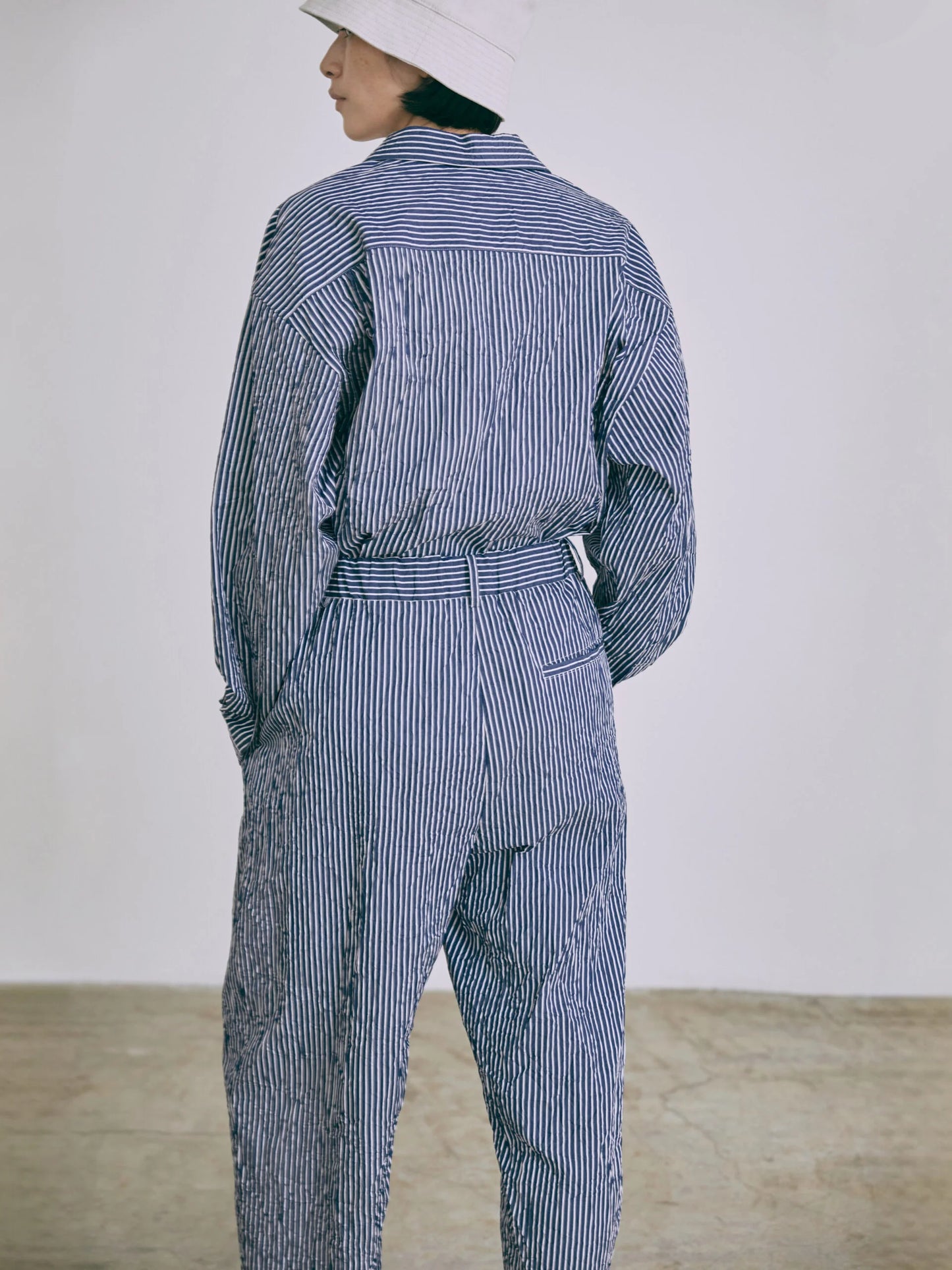 [Arriving Soon] Nicholson & Nicholson Rito-CC Pants - Navy Stripe