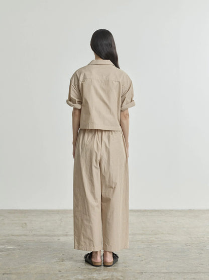 Nicholson & Nicholson Hakama Pants - Beige Stripe