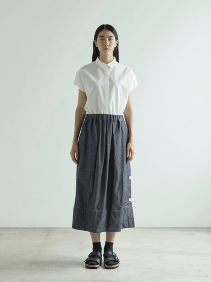 Nicholson & Nicholson Ship Denim Skirt - Indigo