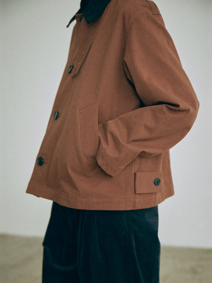 Nicholson & Nicholson Romeo Heavy Cotton Jacket - Brown
