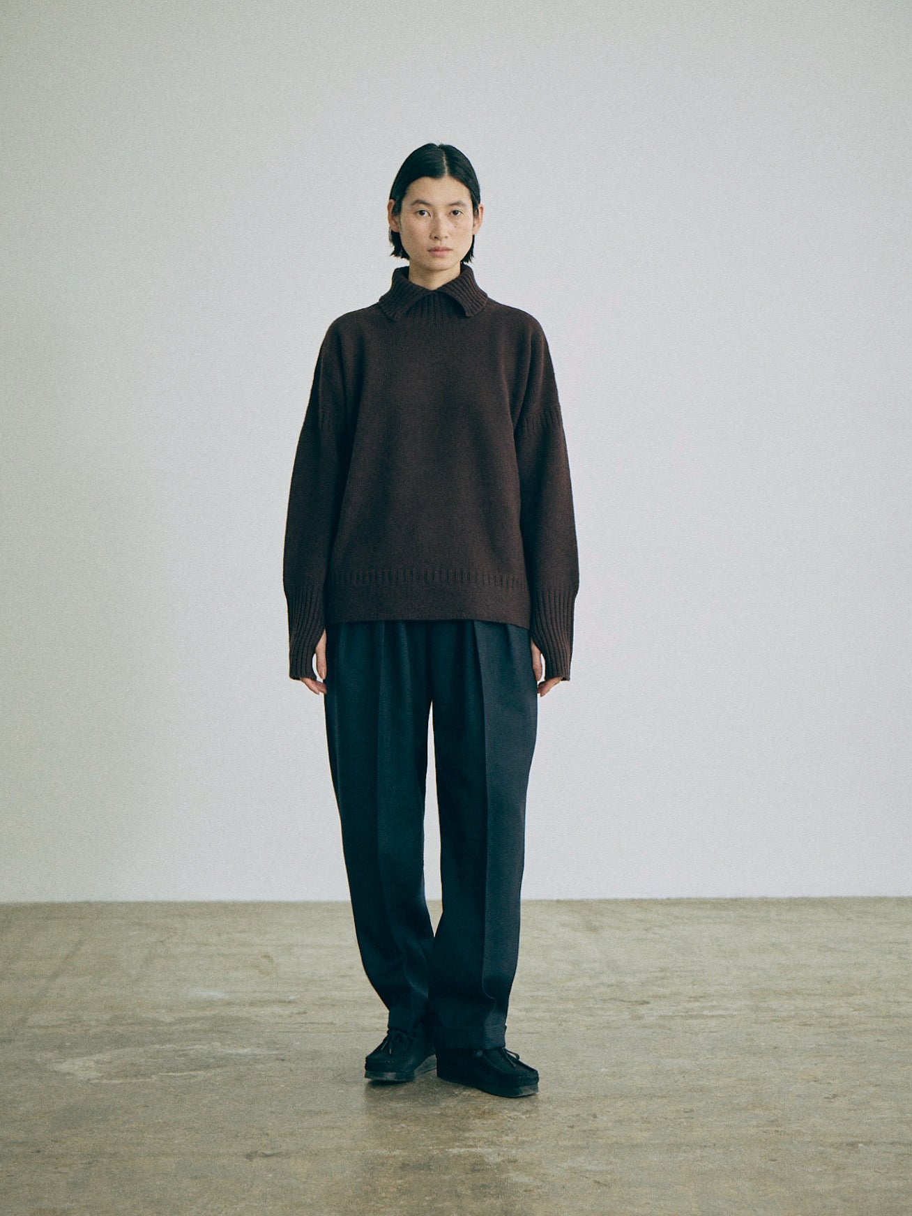 Nicholson & Nicholson Lulu Wool Knitted Sweater - Brown