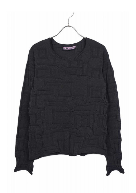 M. & Kyoko Knitted Pullover - Black (1461)