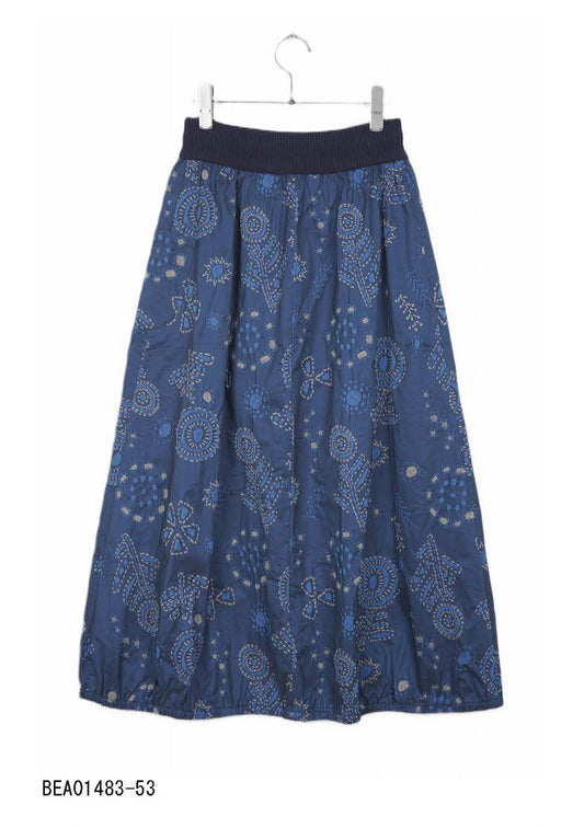 M. & Kyoko Woven Skirt- Dark Blue (1483)