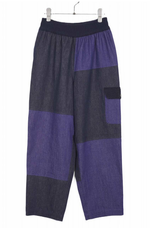 M. & Kyoko Woven Pants - Dark Blue (1507)