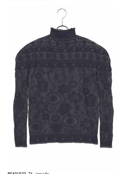 M. & Kyoko Reversible Woven Pullover - Light Grey (1522)