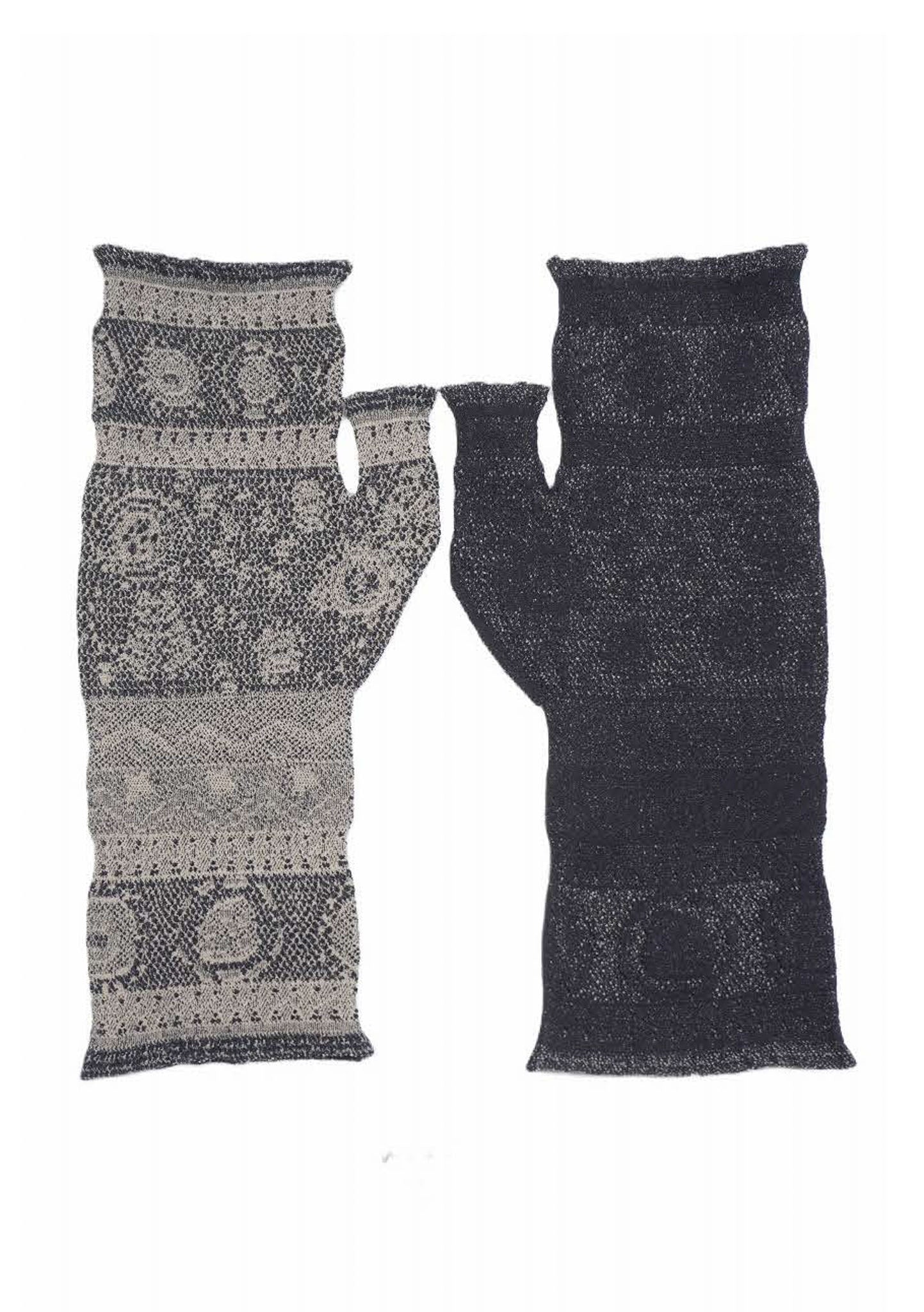 M. & Kyoko Woven Armwarmer - Light Grey (1525)