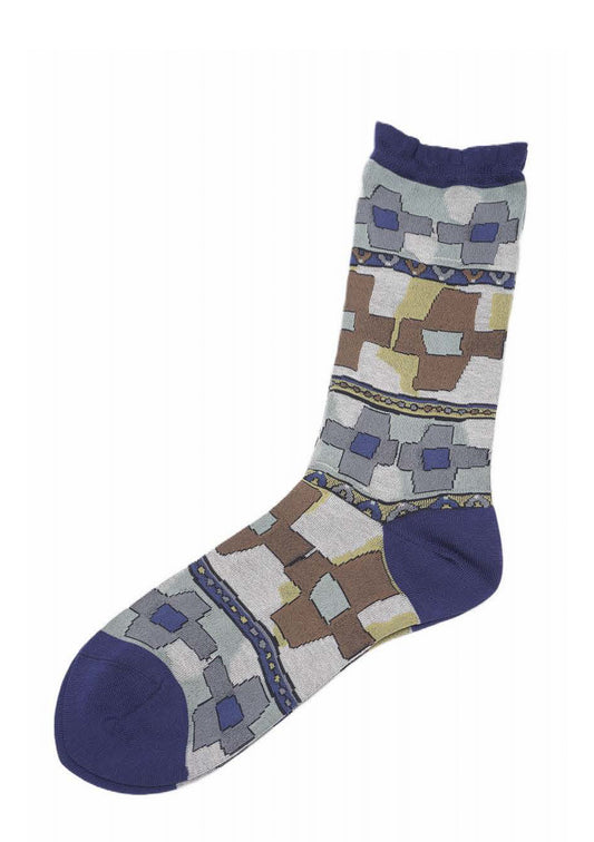 M. & Kyoko Socks - Dark Blue (1526)