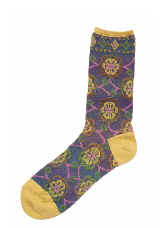 M. & Kyoko Wool Socks - Yellow (1528)