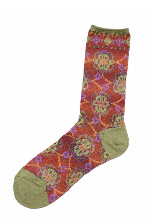 M. & Kyoko Wool Socks - Light Green (1528)