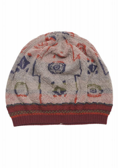 Fuga Fuga  Knitted Cap - Beige (7405)