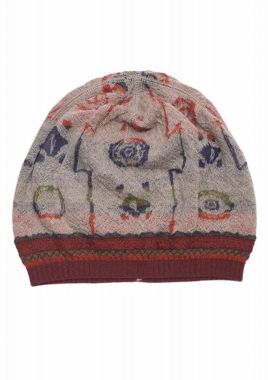 Fuga Fuga  Knitted Cap - Beige (7405)