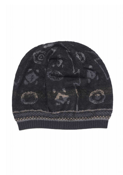 Fuga Fuga  Knitted Cap - Black (7405)