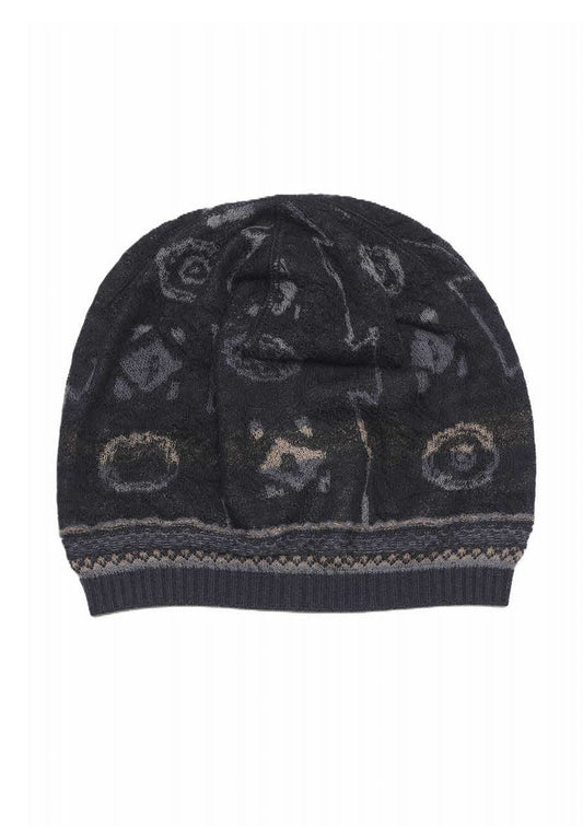 Fuga Fuga  Knitted Cap - Black (7405)